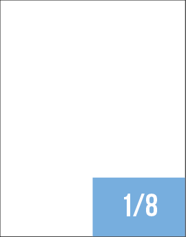 1/8 of page publicity